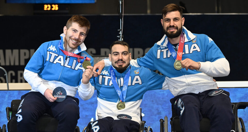 EUROPEI DI SCHERMA PARALIMPICA PARIGI 2024 L’ITALIA DELLA SCIABOLA